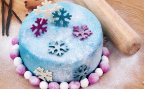 torte a tema invernale pasta di zucchero, torte a tema inverno pasta di zucchero, torte a tema invernale