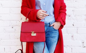 abbigliamento, rosso, vestirsi