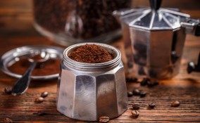 pulizia, moka, caffettiera