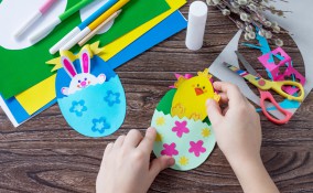 lavoretti, bambini, Pasqua