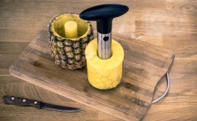 taglia ananas, come si usa, pulizia frutto