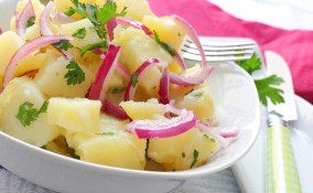 insalata di patate, ricetta tedesca, bavarese