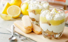 tisamisù al limone, senza uova, yogurt