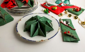 piegare tovaglioli carta