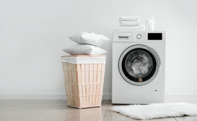 pulizia della lavatrice, aceto bianco, sale grosso