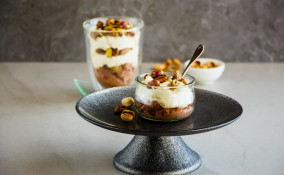 tiramisù, pistacchio, preparazione