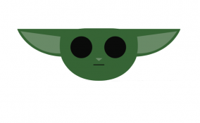 baby yoda cartolina