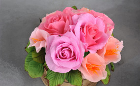 rosa carta crespa fai da te, rosa carta crespa tutorial, rosa carta crespa spiegazioni