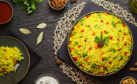 basmati, curry, verdure