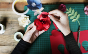 fiori carta semplici