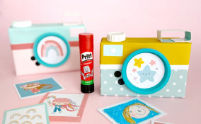 Macchine fotografiche giocattolo fatte in casa, con Pinkfrilly!