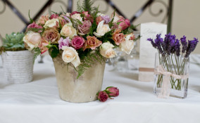 centrotavola, matrimonio, rustico