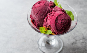 sorbetto, gelsi, dolce