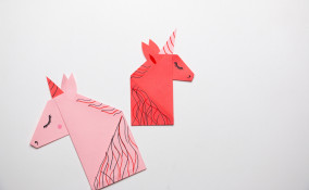 segnalibri fai da te unicorno