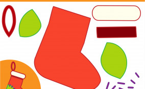 calza befana fai da te carta, calza befana fai da te decoupace, calza befana fai da te