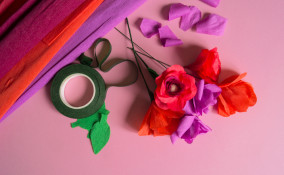 fiori primaverili carta