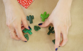 segnaposto cactus fai da te