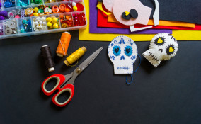 decori halloween teschi