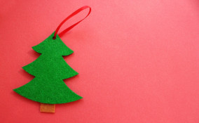 Alberelli di Natale imbottiti fai da te senza cucire