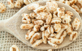 farro soffiato miele, ricetta, snack