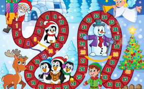 gioco dell'oca di natale da stampare, gioco oca da stampare, gioco natale da stampare