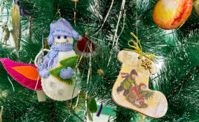 lavoretti befana fai da te, befana decoupage