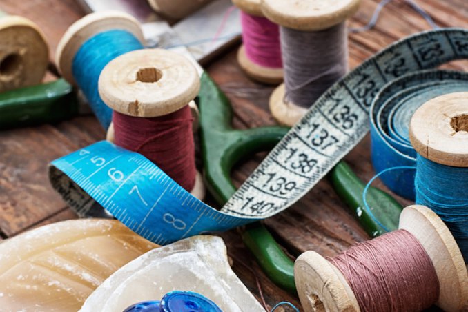 guanto, forno, cucire