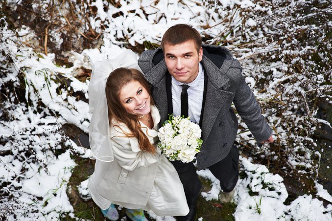matrimonio sulla neve