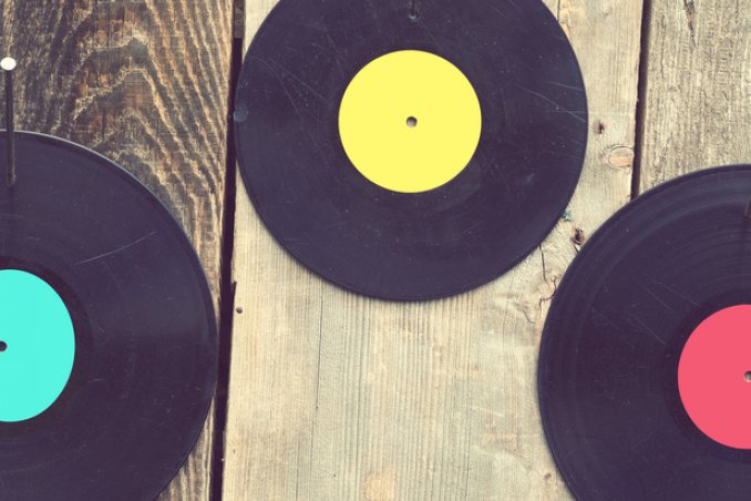 vinile riciclo parete 