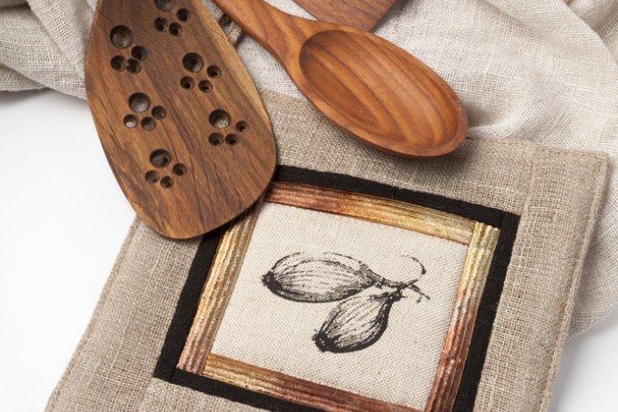 sottopentola profumato cucina decorazione