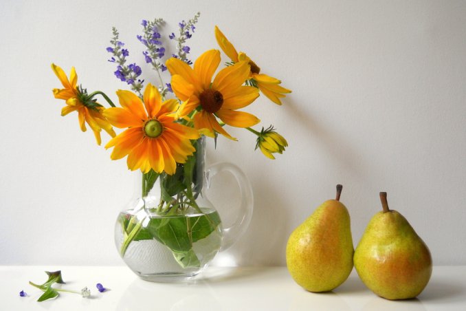 vaso frutta decorazione fiori