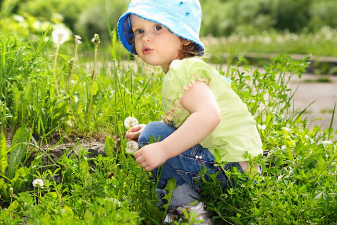 bambina allergica al polline