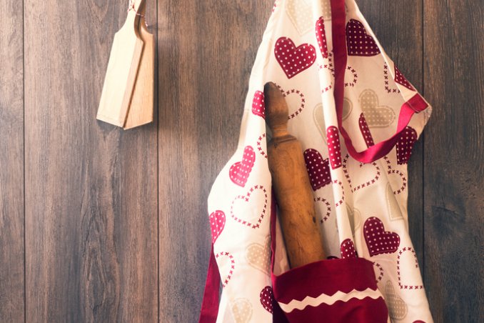 grembiule, decoupage, decoupage su tessuto, hobby, fai da te