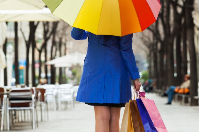 ombrello, pioggia, stile, tendenze