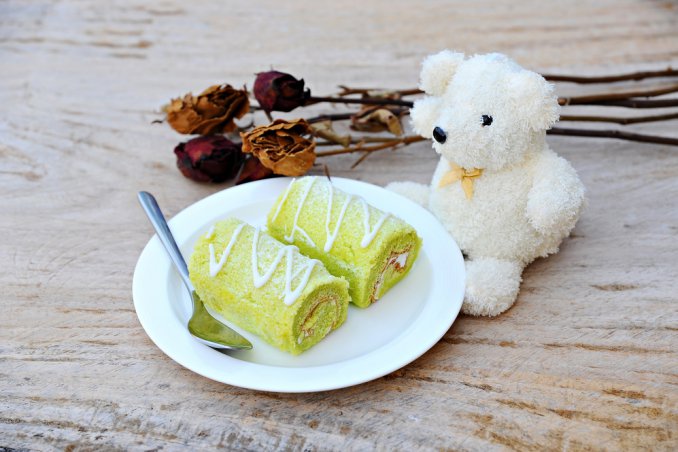 pan di spagna pistacchi panna