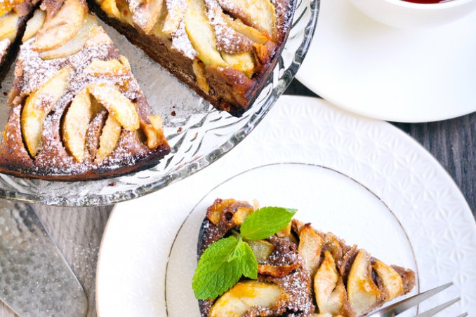 torta cioccolato pere yogurt uovo pasqua