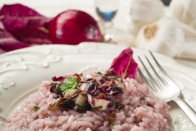 risotto al radicchio rosso