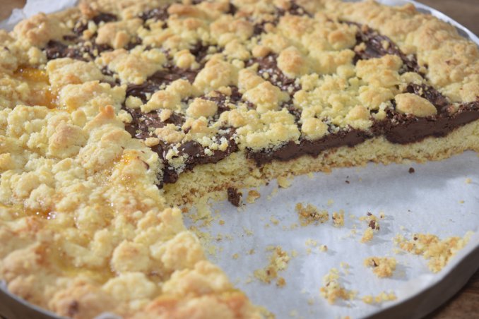 sbrisolona nutella crumble
