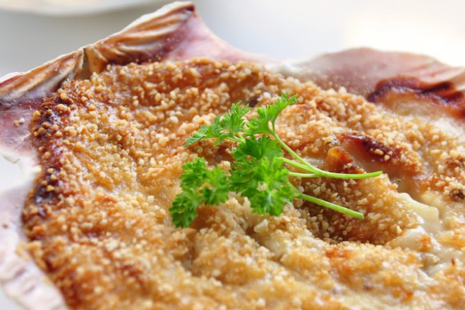 cappesante gratinate