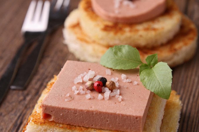 tartine di foie gras