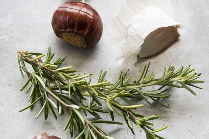 marroni cotti rosmarino