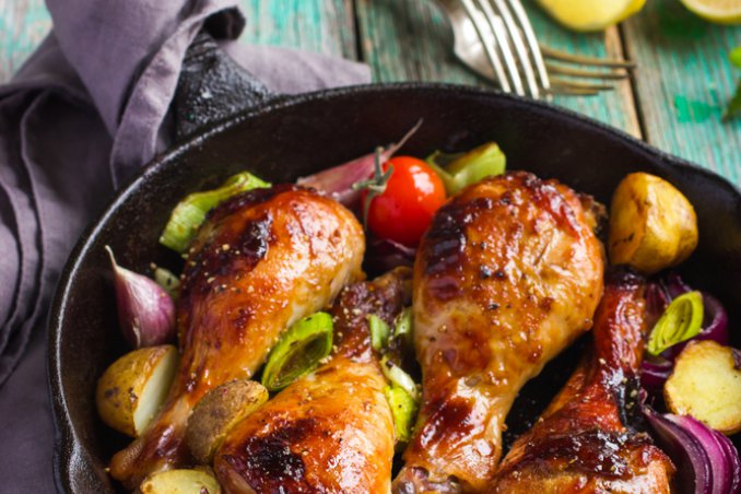 cosce pollo farcite salsiccia