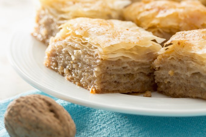 dolce pasquale pasta sfoglia noci
