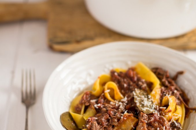 Pappardelle al colombaccio
