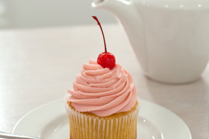 Cupcake alla ciliegia