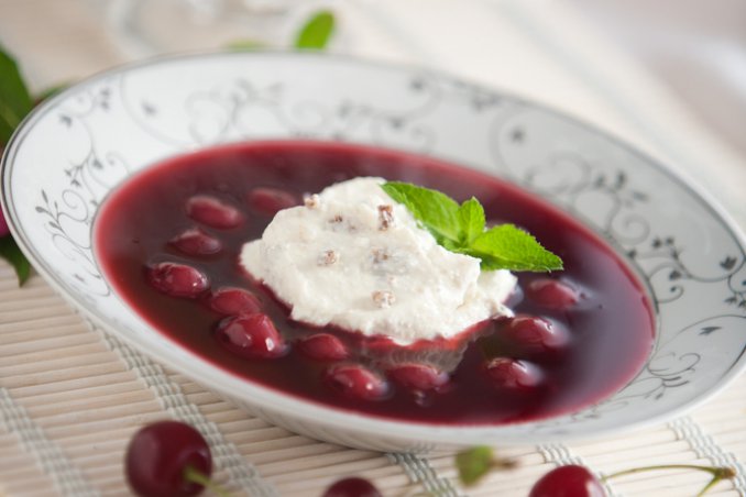 Zuppa di ciliegie
