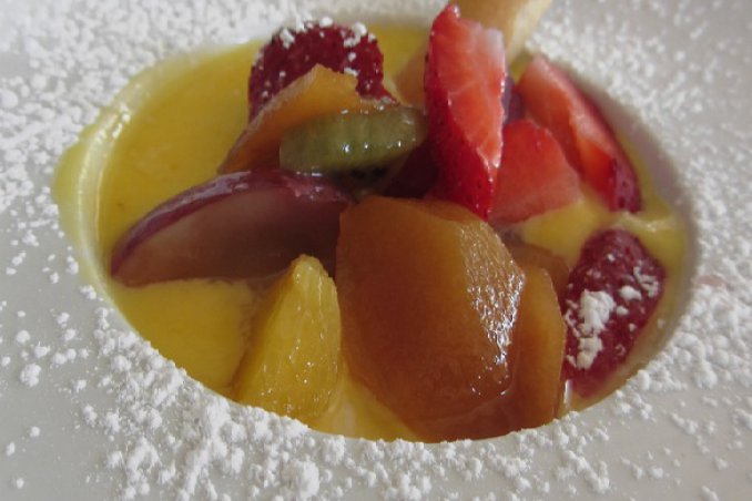 Zabaione alla frutta ricetta