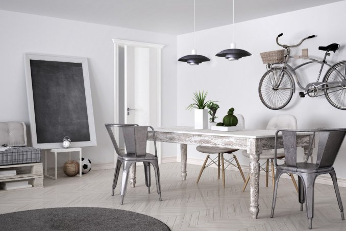 interior design, stile industriale, complementi arredo
