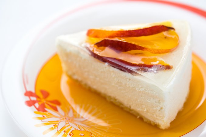 torta fredda yogurt greco, cheesecake yogurt greco, torta fredda yogurt greco miele