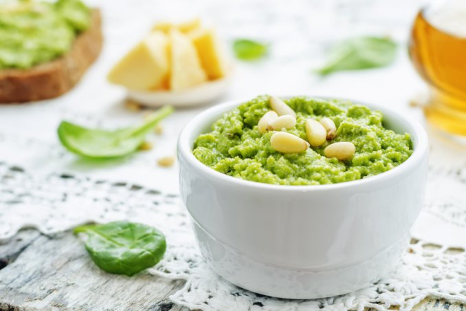 pesto, spinaci, ricette